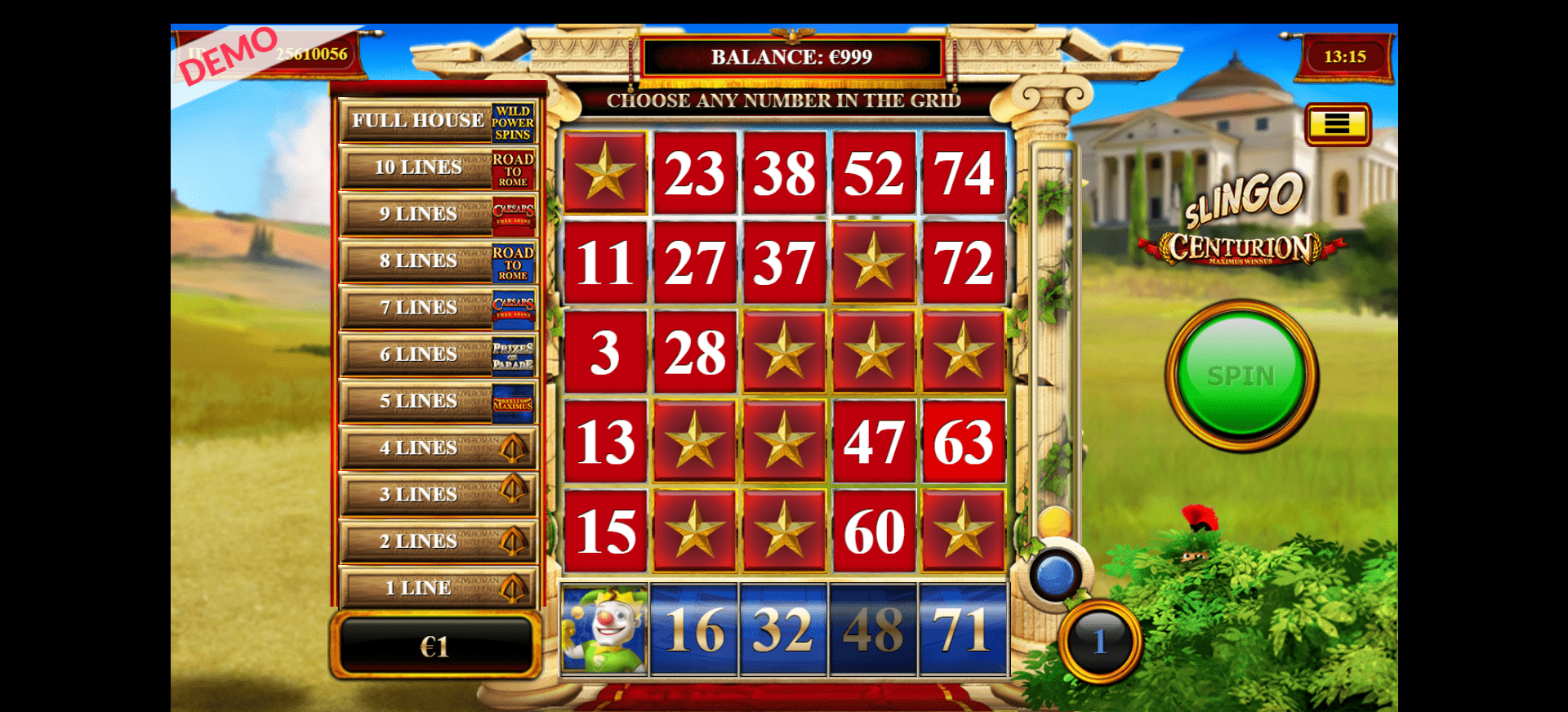 Super joker slingo centurion