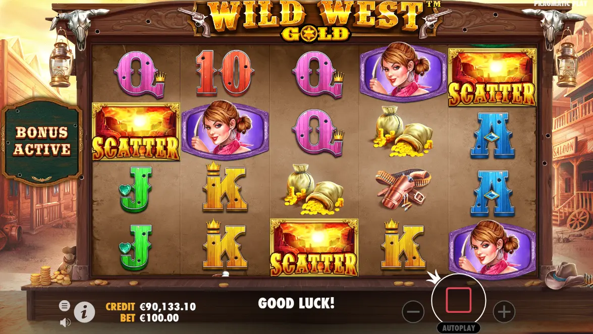 3 scatter wild west gold