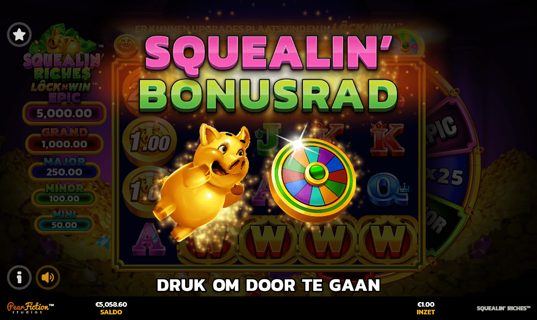Squealin bonus rad