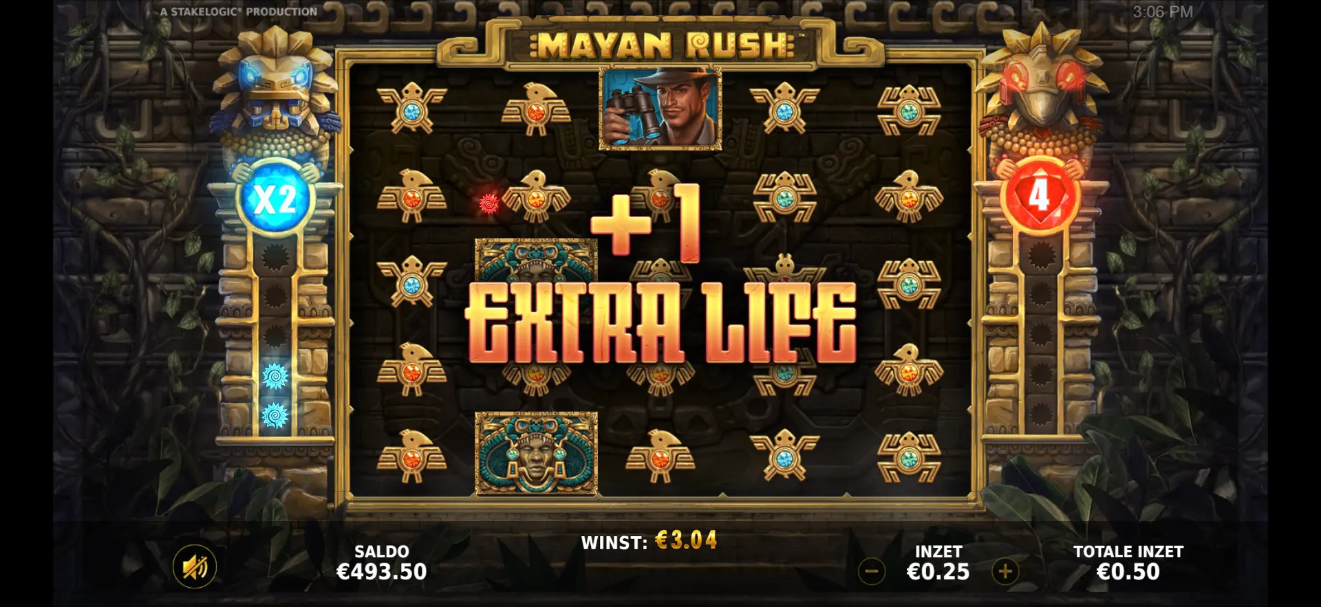 Mayan Rush 18 Mayan rush +1 extra leven