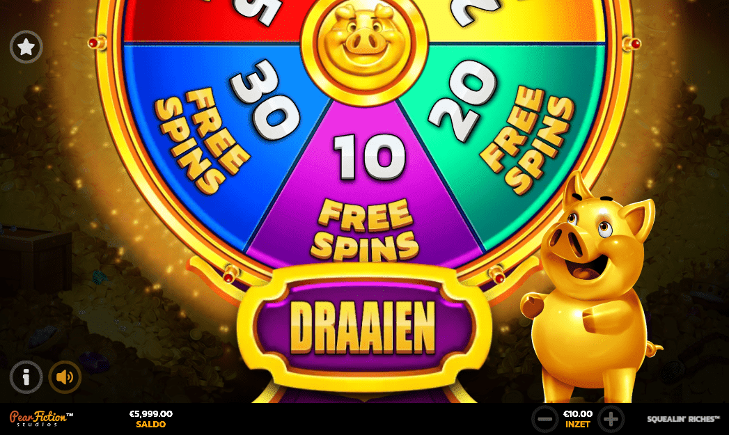Free spins series squealin riches lockn win