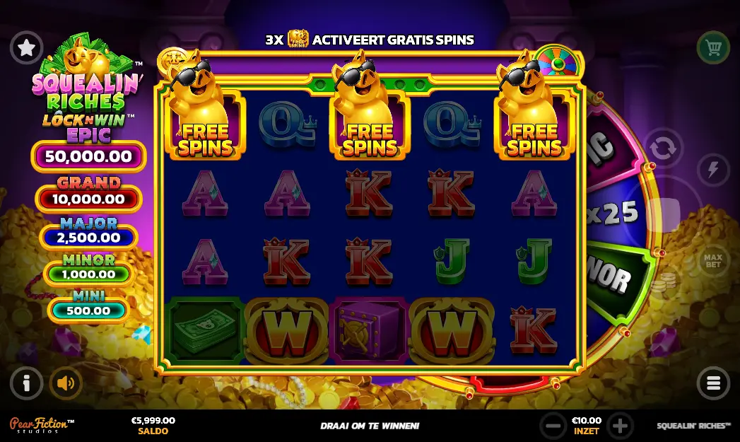 free spins scatter symbool