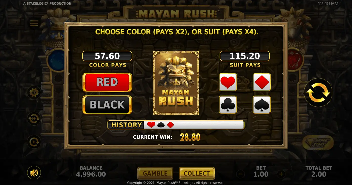 Mayan Rush 23 Mayan rush gamble