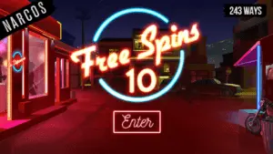 10 free spins narcos