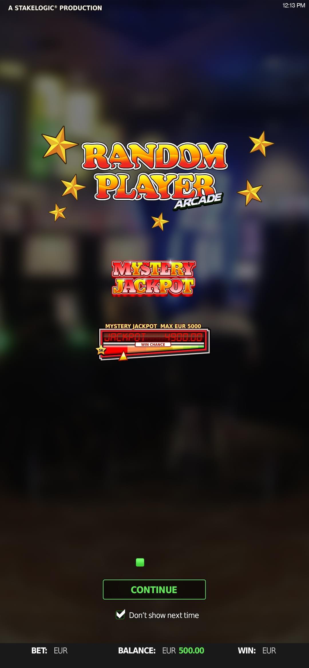 Portrait introscreen