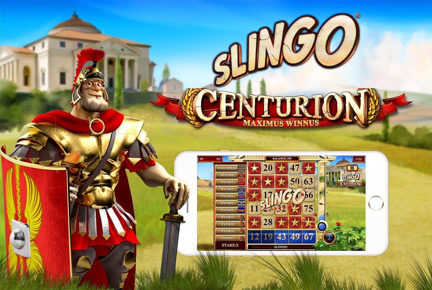 Slingo centurion background banner