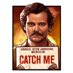 Catch me locked up symbol narcos