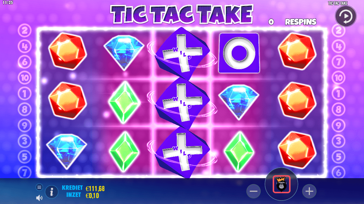 Tic tac take respin activering