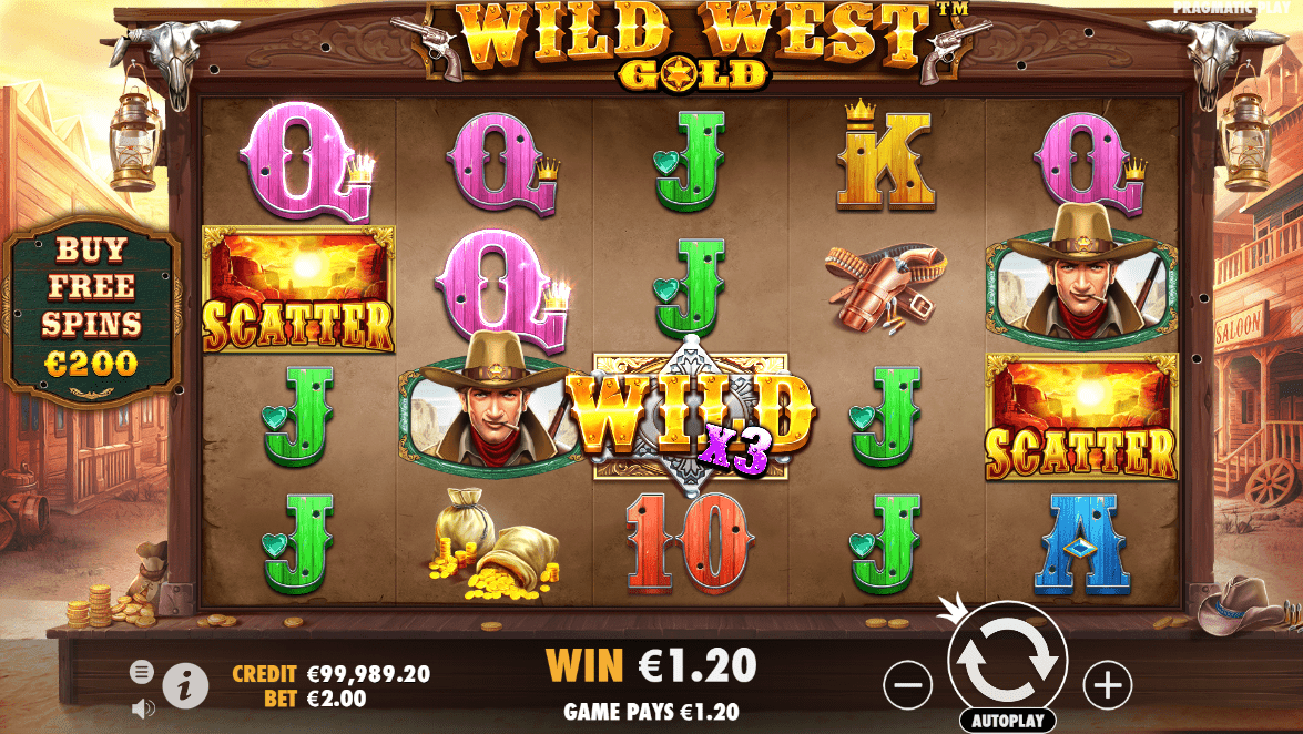 Wild x3 wild west gold