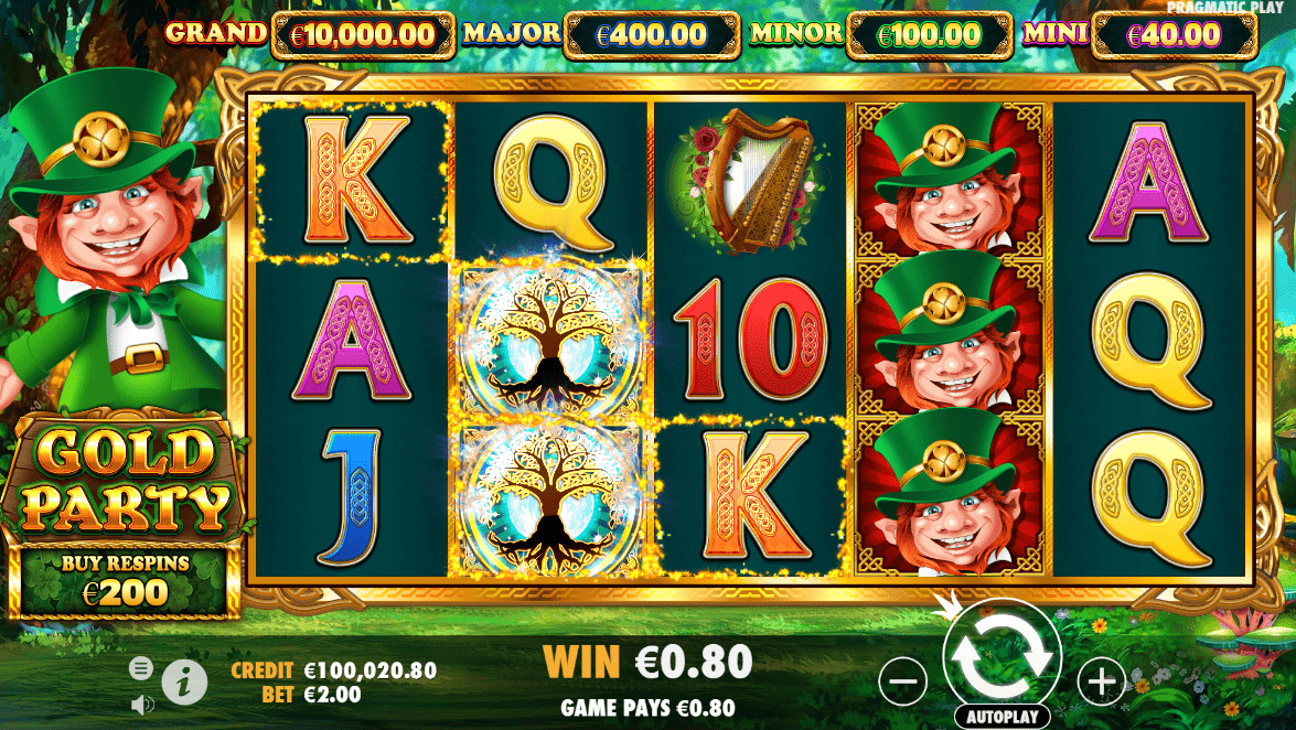 Win with wild gold party