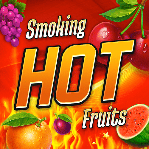 Smoking hot fruits logo square
