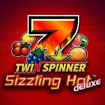 Twin spinner sizzling hot deluxe logo