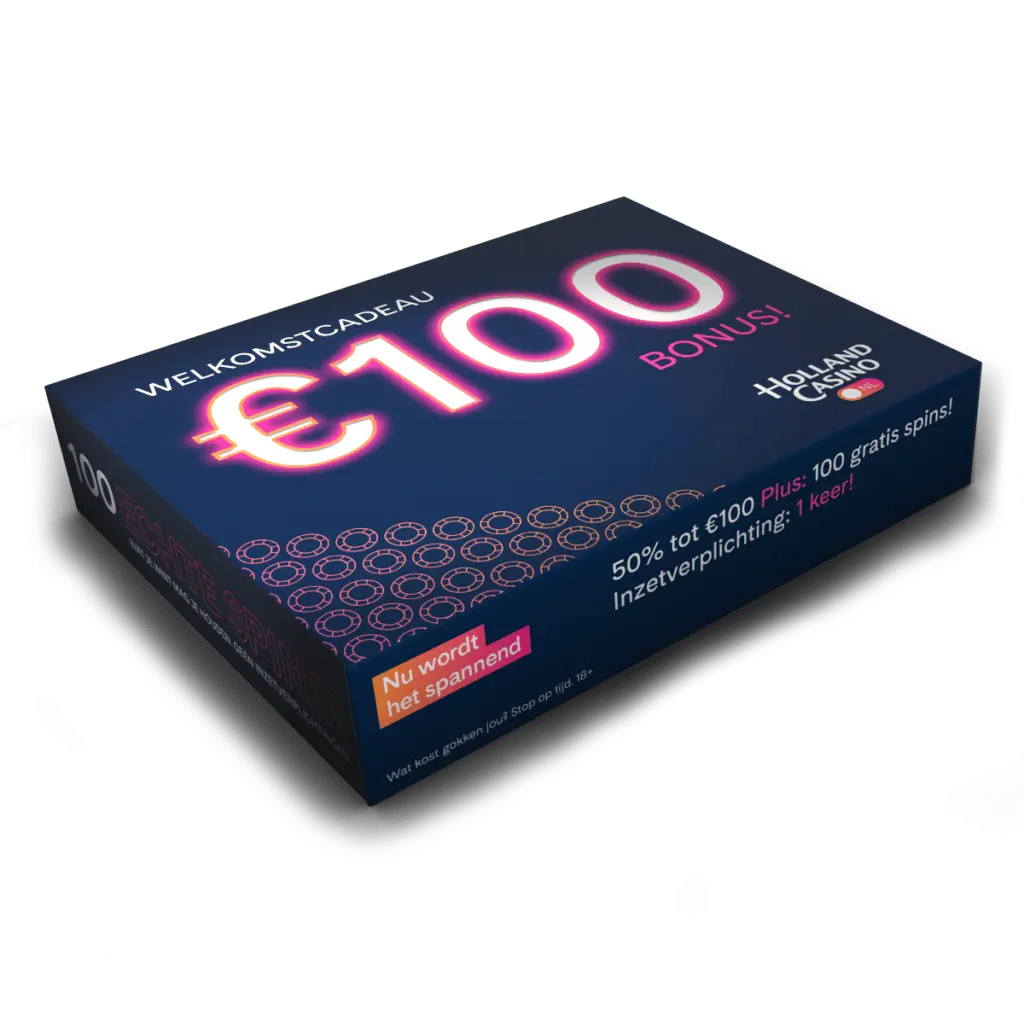 100 gratis spins bij Holland Casino 1 Welkomstbonus holland casino
