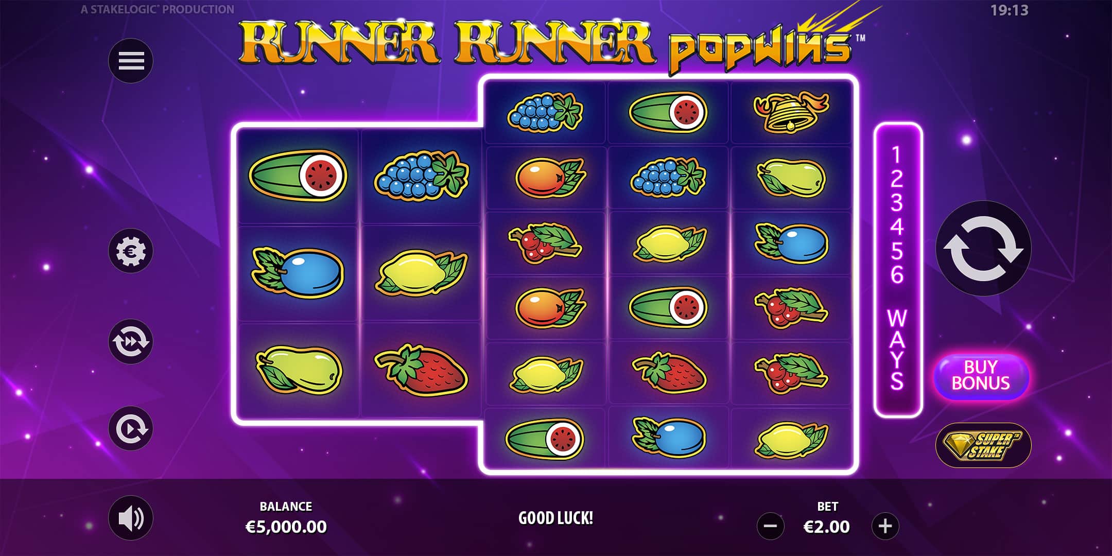 Base game 5x6 2reels lanscape