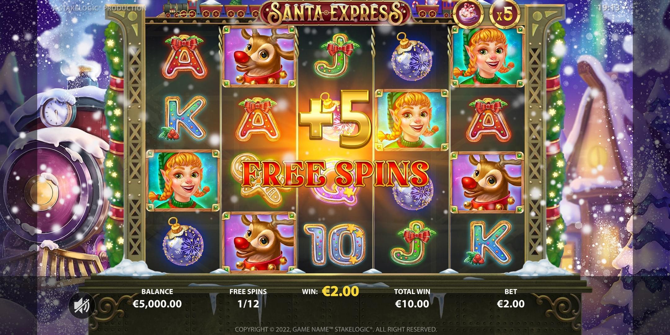 Free games retrigger