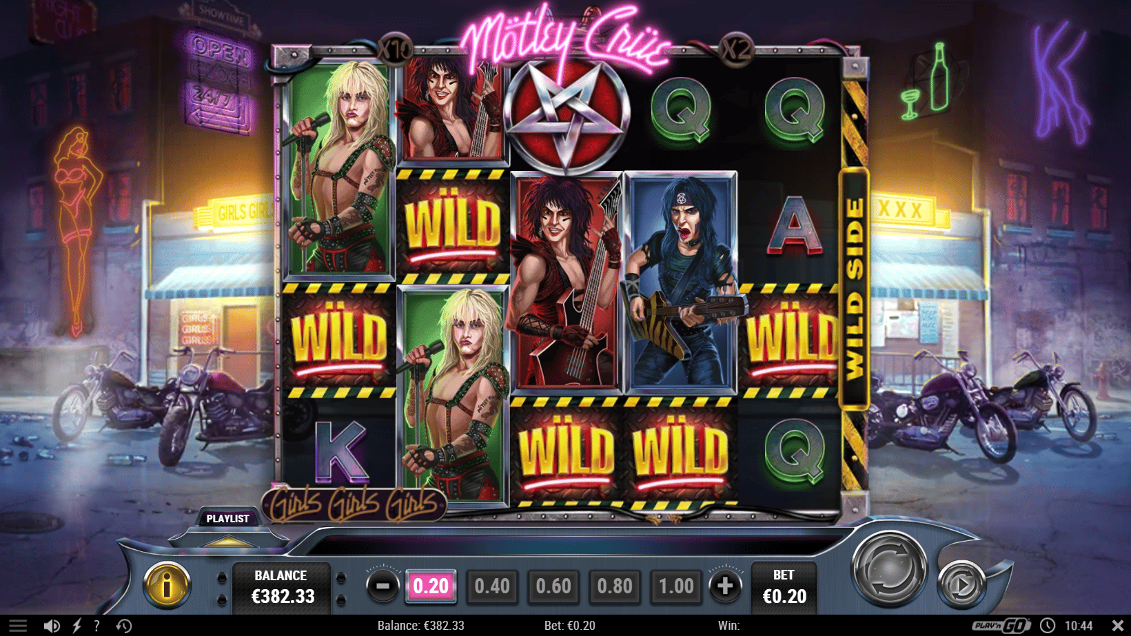 Mötley crue slots