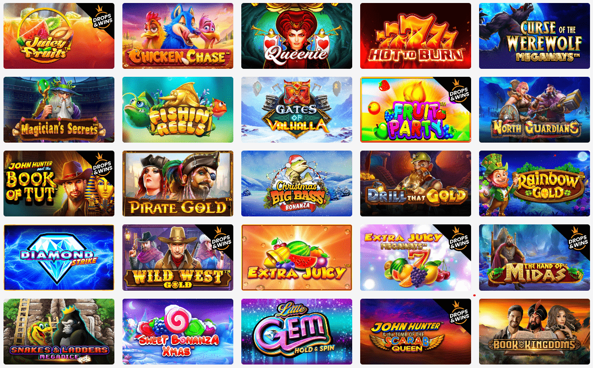 Pragmatic play drops and wins