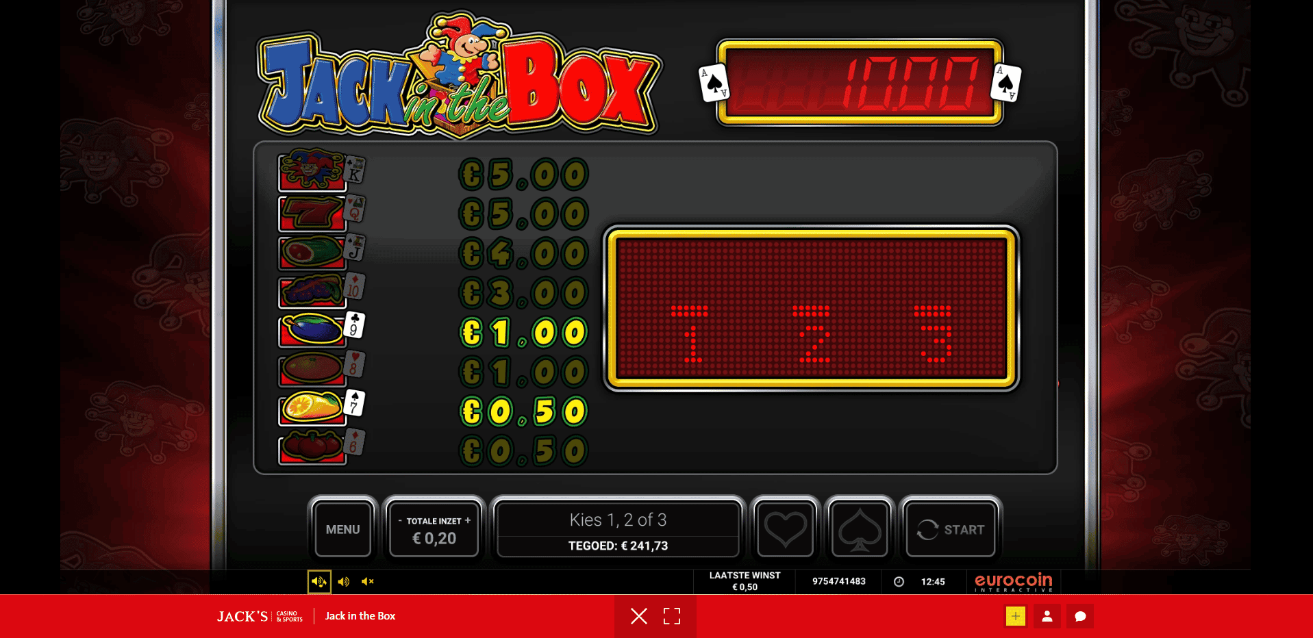 Kies de hoogste kaart