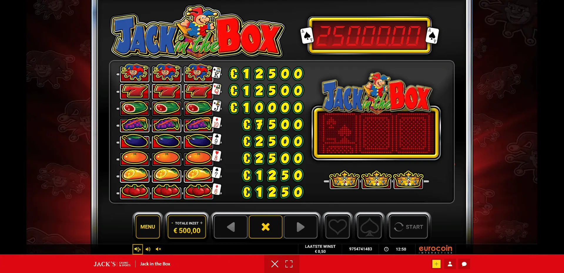 Wintabel jack in the box