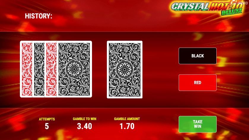 Crystal hot 40 deluxe gamble