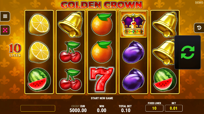 Golden Crown Slot review 1 Golden crown slot
