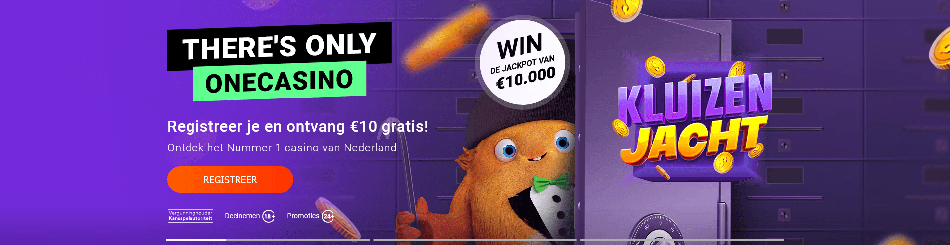 Kluizenjacht onecasino