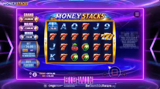 Moneystacks speelveld