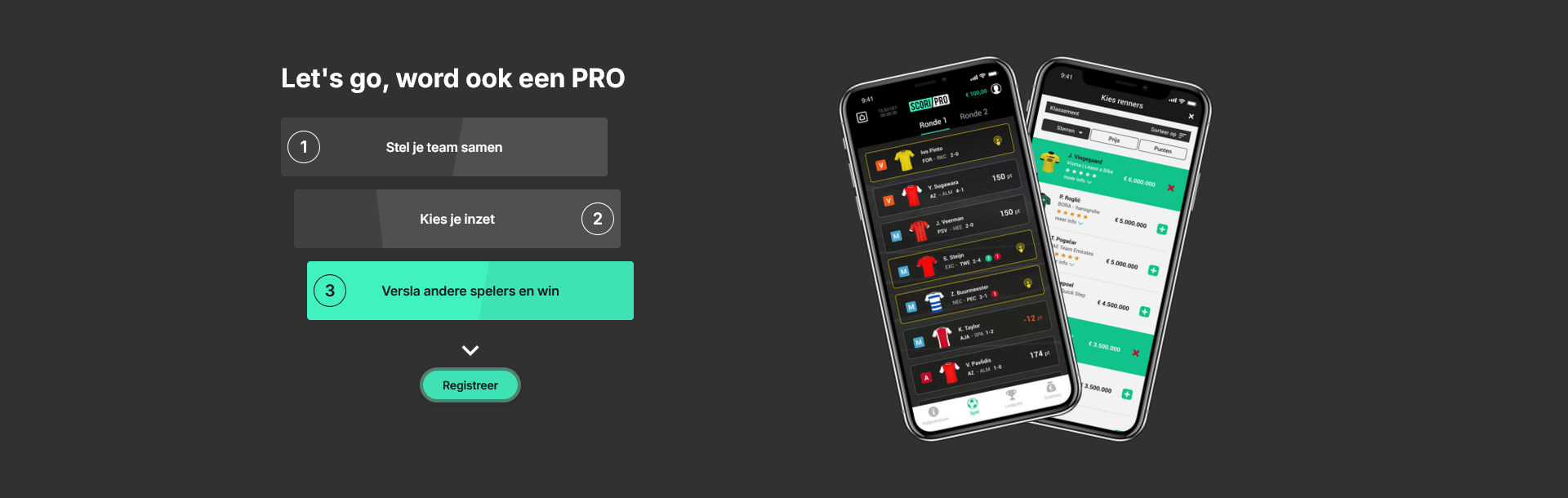 Scoripro registratie