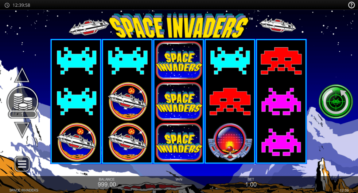 Space invaders slot spelen bij fair play online casino