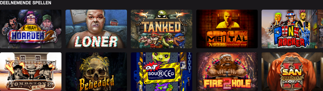 Spellen hard rock casino